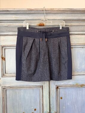 Brunello Cucinelli Short Wool Blend Skirt Size 8